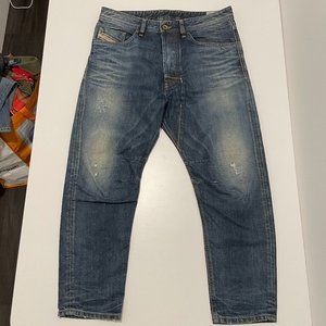 Diesel Industry Jeans Size 32W x 32L "Narrot Regular-Carrot" Wash 0843S
